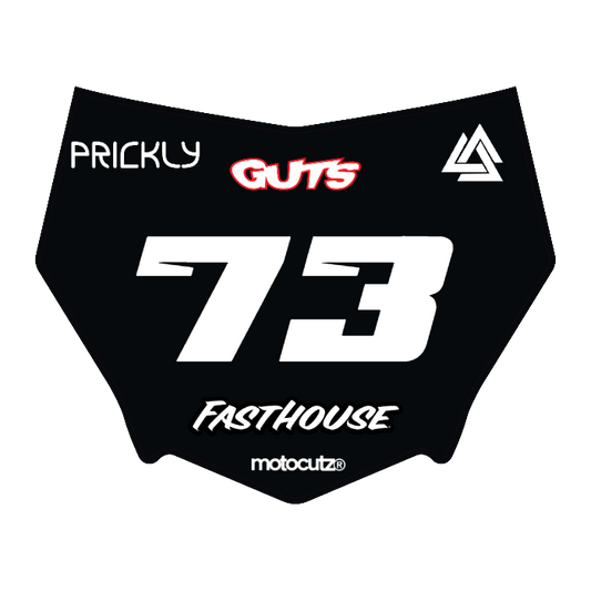 CUSTOM MOTOCUTZ FRONT PLATE DECAL