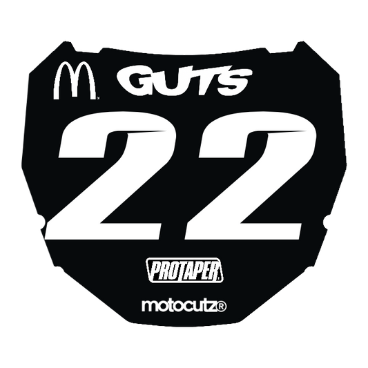 CUSTOM ODI NUMBER PLATE DECAL