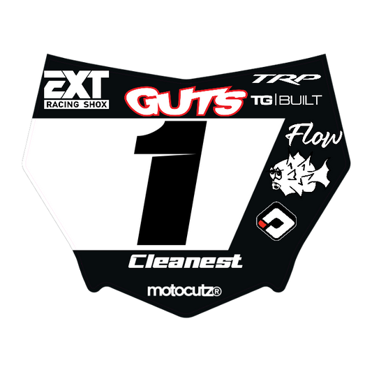 CUSTOM MOTOCUTZ FRONT PLATE DECAL