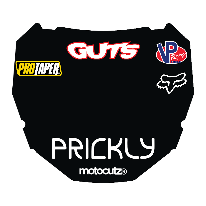 CUSTOM ODI NUMBER PLATE DECAL