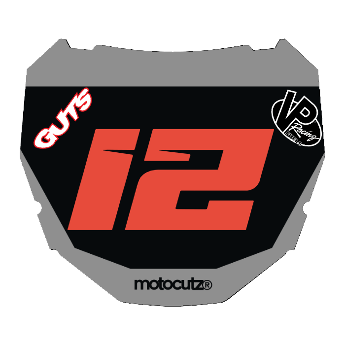 CUSTOM ODI NUMBER PLATE DECAL