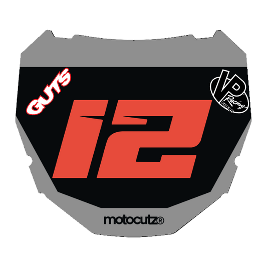 CUSTOM ODI NUMBER PLATE DECAL