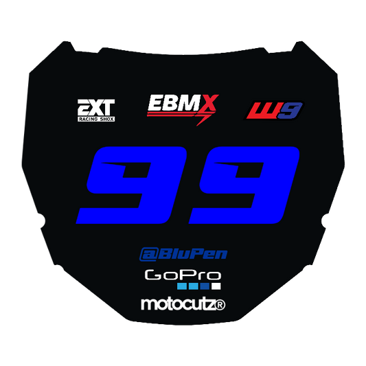 CUSTOM ODI NUMBER PLATE DECAL