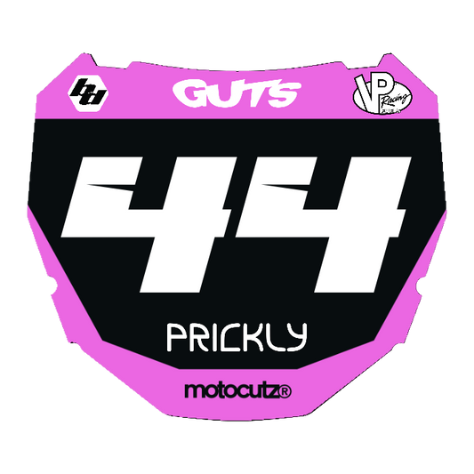 CUSTOM ODI NUMBER PLATE DECAL