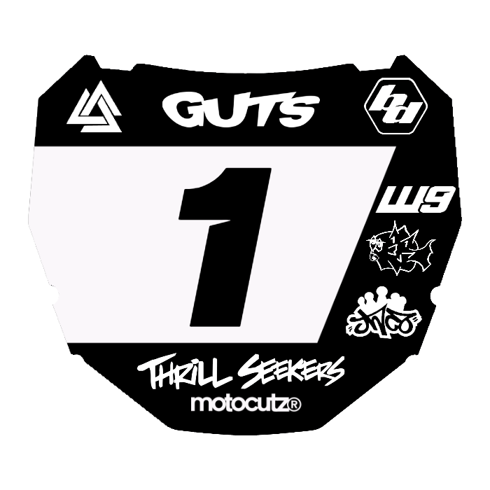 CUSTOM ODI NUMBER PLATE DECAL