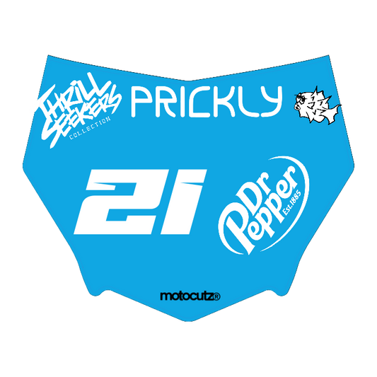 CUSTOM MOTOCUTZ FRONT PLATE DECAL