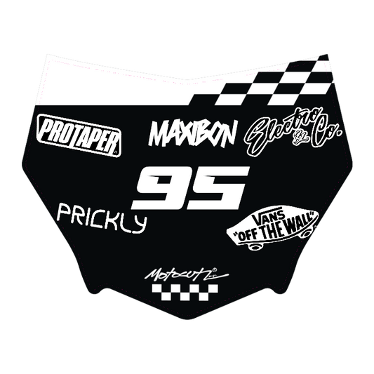 CUSTOM MOTOCUTZ FRONT PLATE DECAL