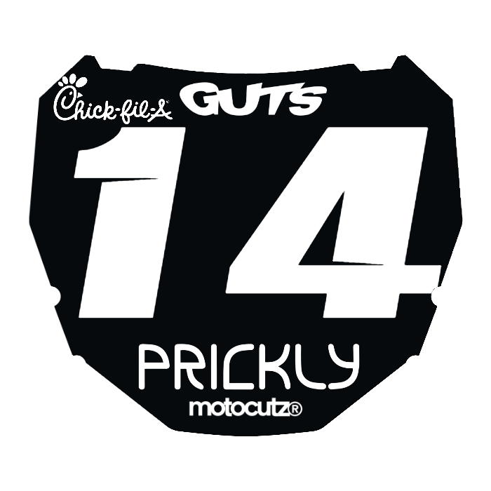 CUSTOM ODI NUMBER PLATE DECAL