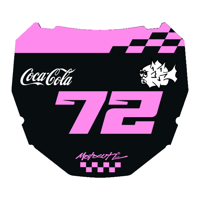 CUSTOM ODI NUMBER PLATE DECAL