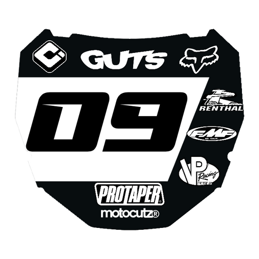 CUSTOM ODI NUMBER PLATE DECAL