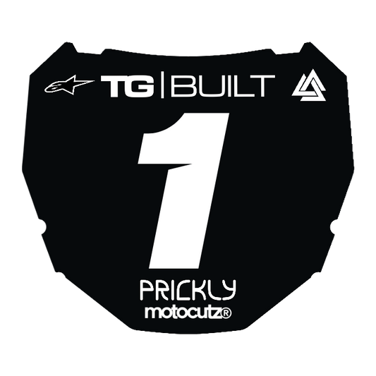 CUSTOM ODI NUMBER PLATE DECAL