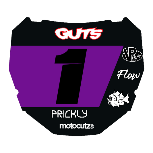 CUSTOM ODI NUMBER PLATE DECAL