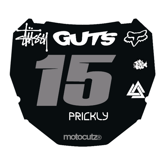 CUSTOM ODI NUMBER PLATE DECAL