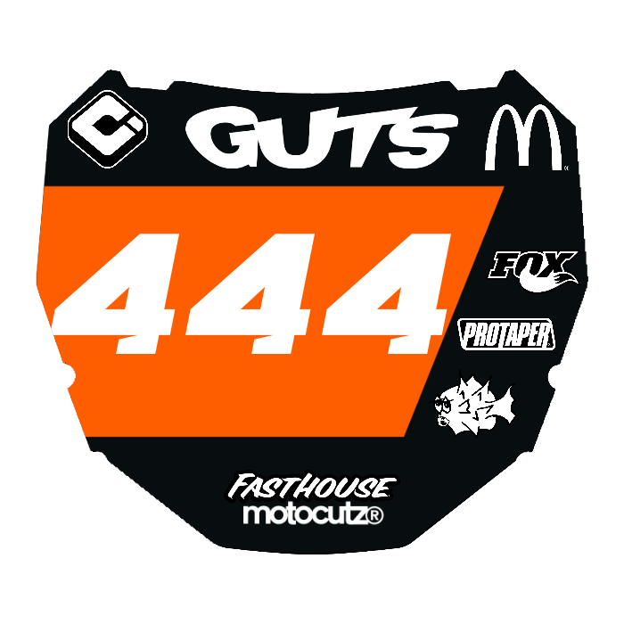 CUSTOM ODI NUMBER PLATE DECAL