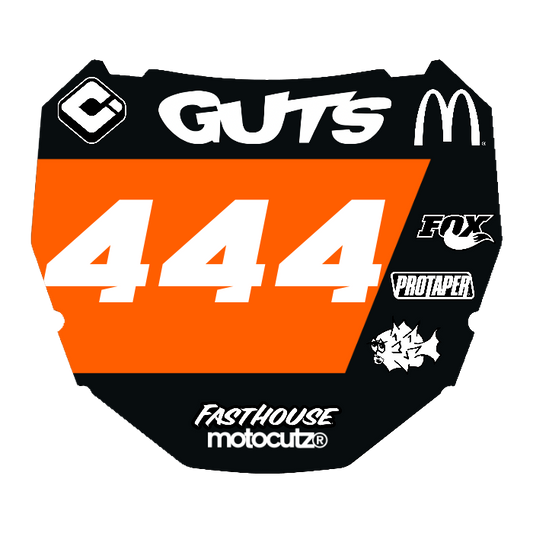 CUSTOM ODI NUMBER PLATE DECAL