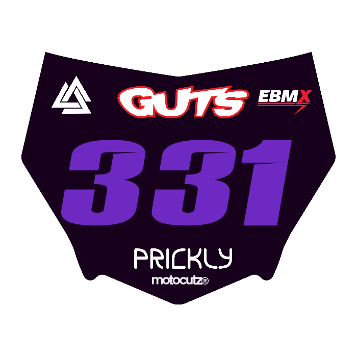 CUSTOM MOTOCUTZ FRONT PLATE DECAL