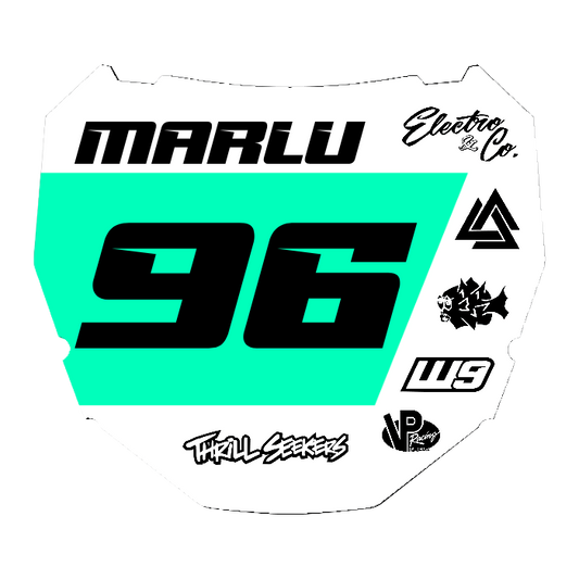 CUSTOM ODI NUMBER PLATE DECAL