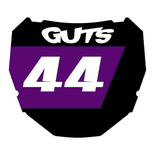 CUSTOM ODI NUMBER PLATE DECAL
