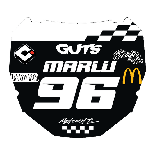 CUSTOM ODI NUMBER PLATE DECAL