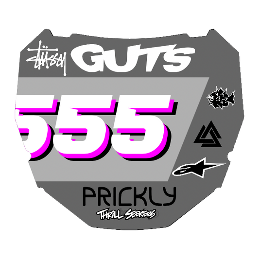 CUSTOM ODI NUMBER PLATE DECAL
