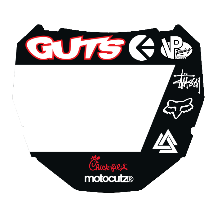CUSTOM ODI NUMBER PLATE DECAL