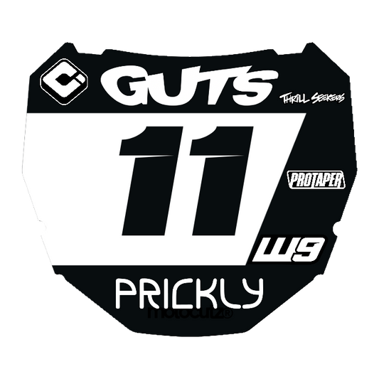 CUSTOM ODI NUMBER PLATE DECAL