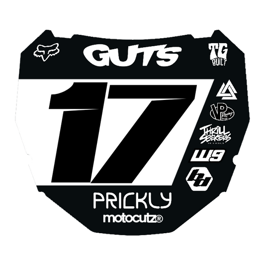CUSTOM ODI NUMBER PLATE DECAL
