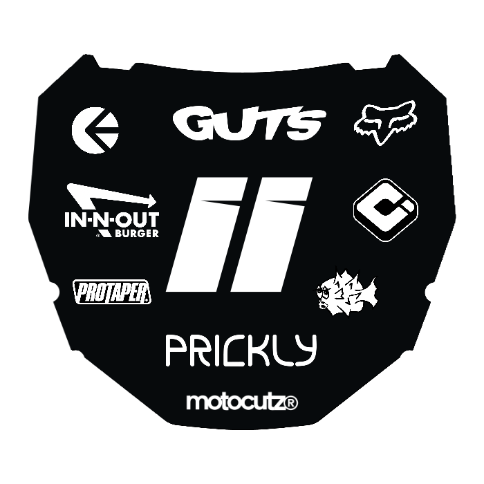 CUSTOM ODI NUMBER PLATE DECAL