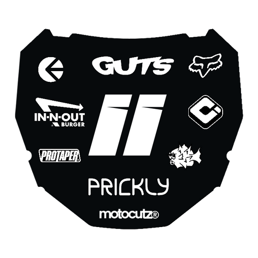 CUSTOM ODI NUMBER PLATE DECAL