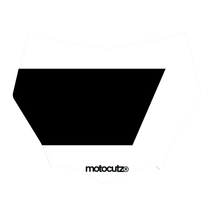 CUSTOM MOTOCUTZ FRONT PLATE DECAL