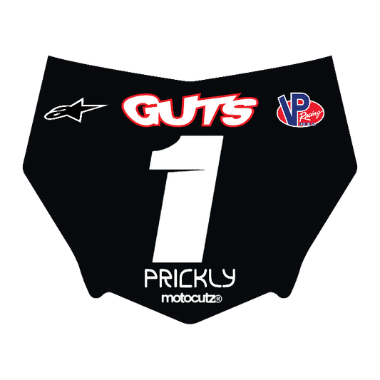 CUSTOM MOTOCUTZ FRONT PLATE DECAL