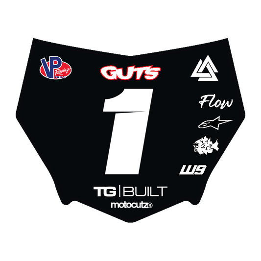 CUSTOM MOTOCUTZ FRONT PLATE DECAL