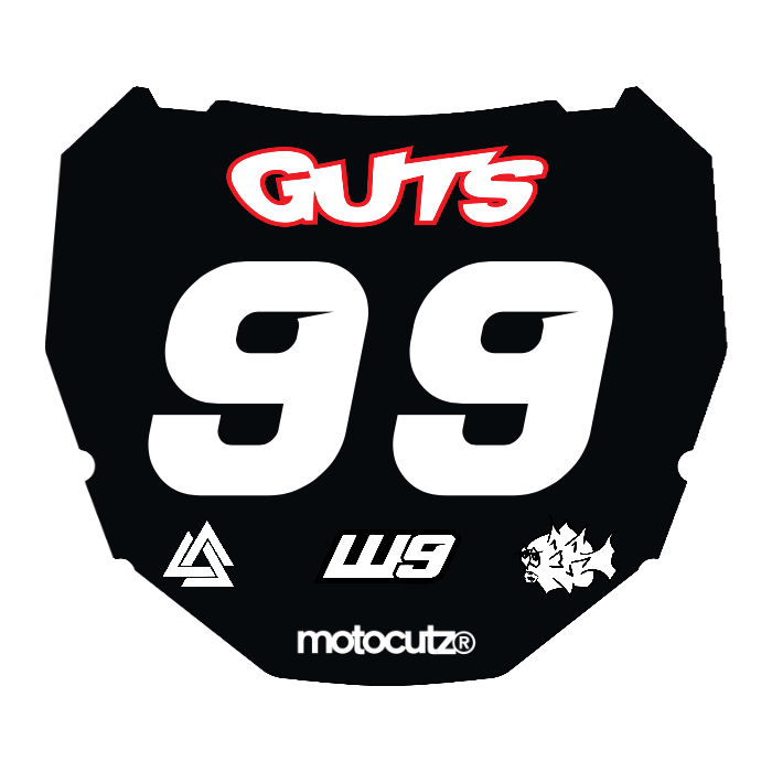 CUSTOM ODI NUMBER PLATE DECAL