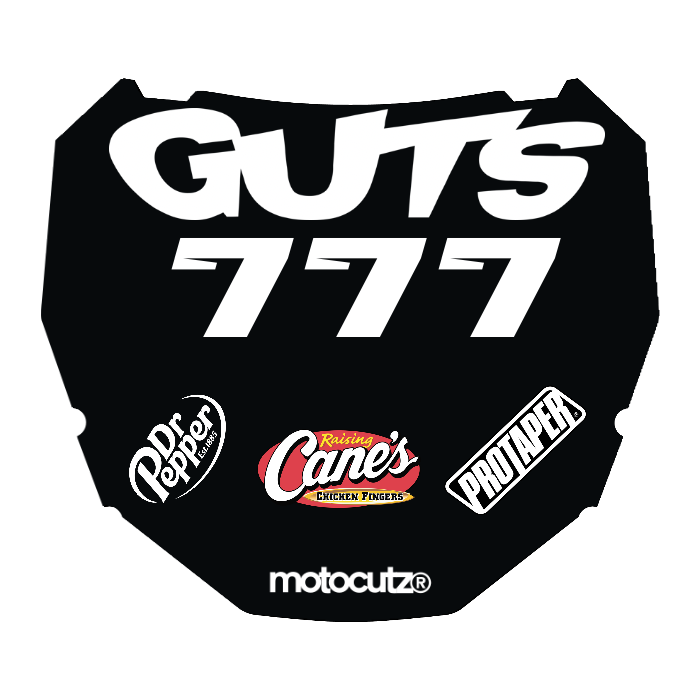 CUSTOM ODI NUMBER PLATE DECAL