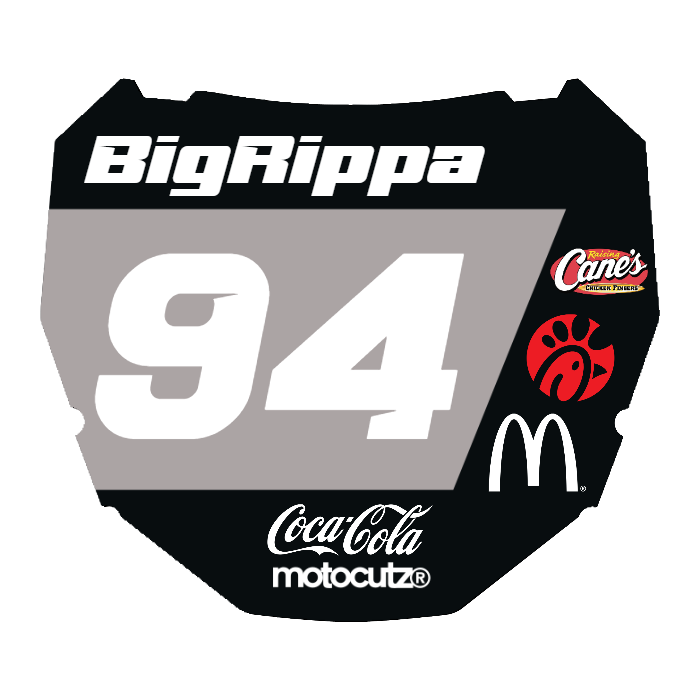 CUSTOM ODI NUMBER PLATE DECAL