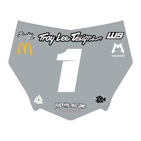 CUSTOM MOTOCUTZ FRONT PLATE DECAL