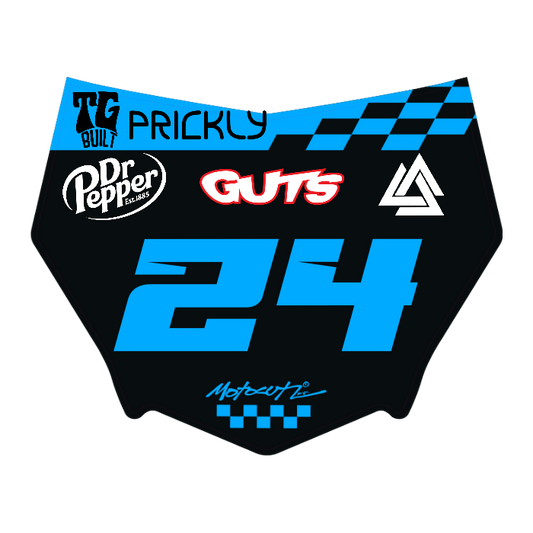 CUSTOM MOTOCUTZ FRONT PLATE DECAL