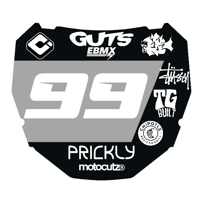 CUSTOM ODI NUMBER PLATE DECAL