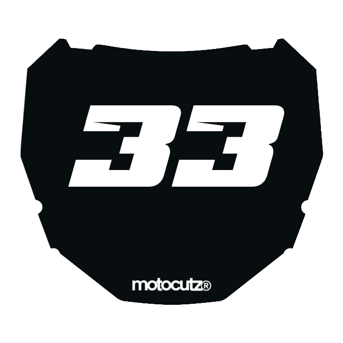CUSTOM ODI NUMBER PLATE DECAL