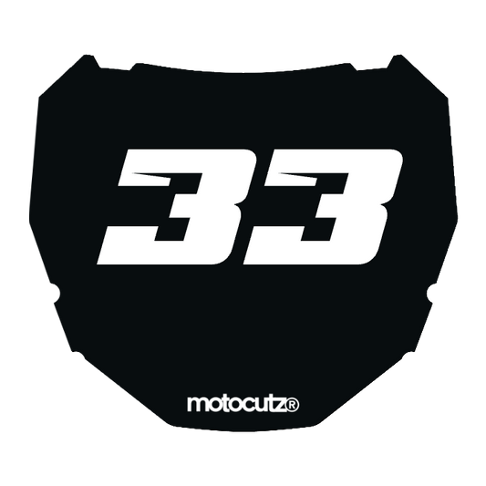 CUSTOM ODI NUMBER PLATE DECAL