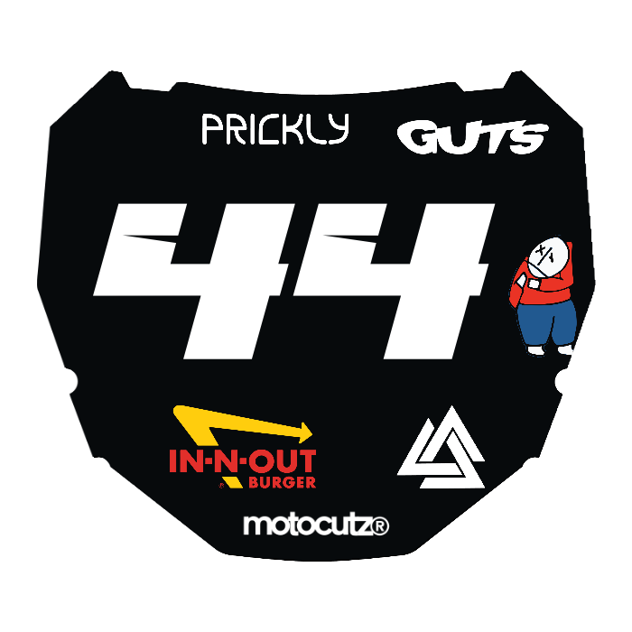 CUSTOM ODI NUMBER PLATE DECAL