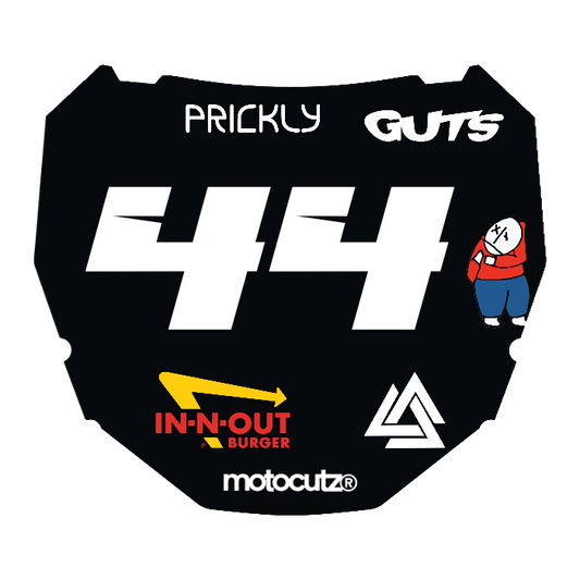 CUSTOM ODI NUMBER PLATE DECAL