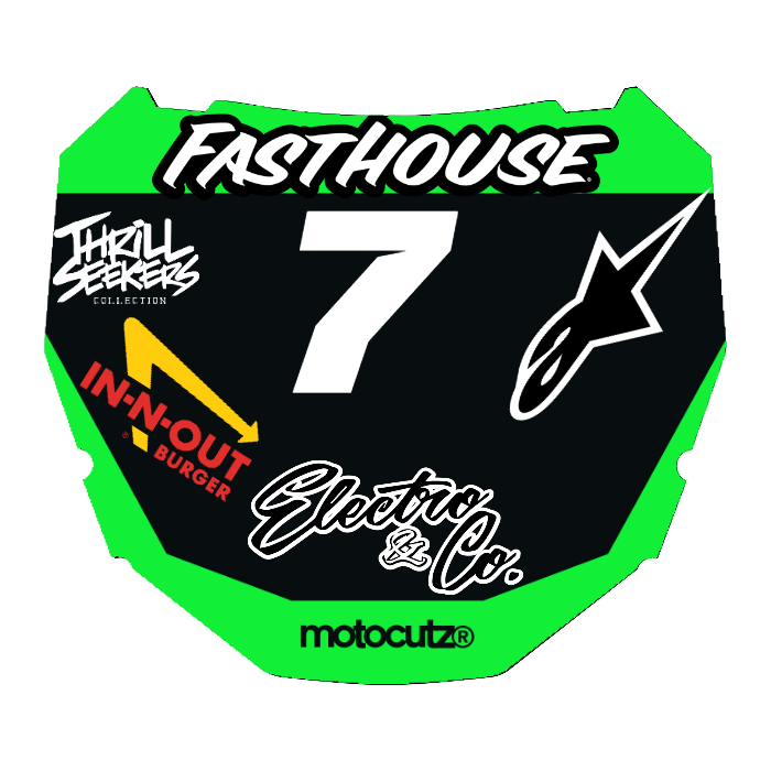 CUSTOM ODI NUMBER PLATE DECAL