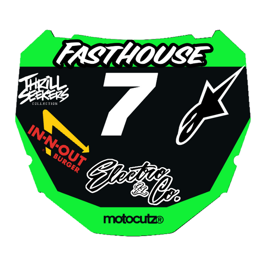 CUSTOM ODI NUMBER PLATE DECAL