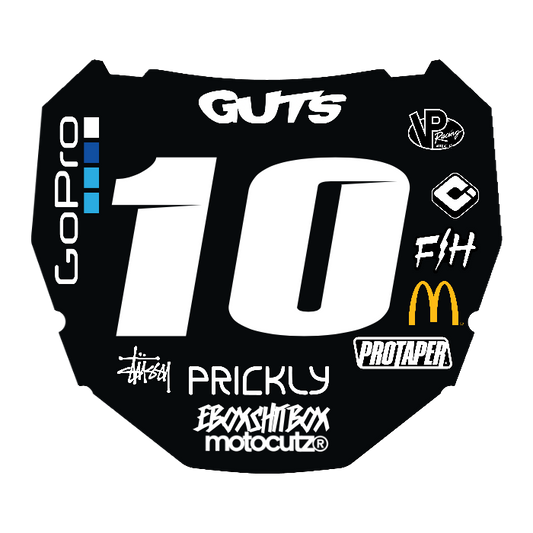 CUSTOM ODI NUMBER PLATE DECAL