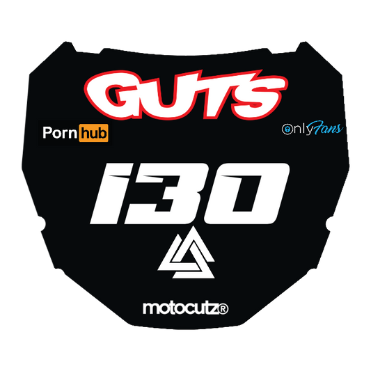 CUSTOM ODI NUMBER PLATE DECAL
