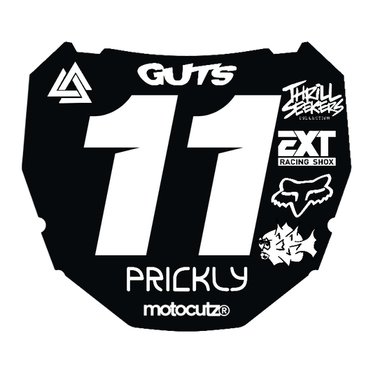CUSTOM ODI NUMBER PLATE DECAL