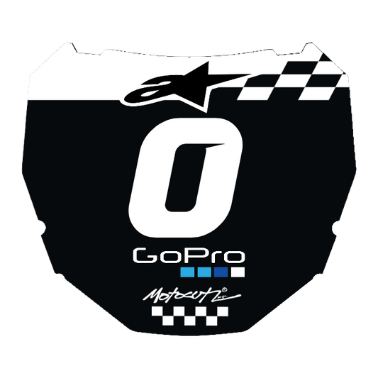 CUSTOM ODI NUMBER PLATE DECAL