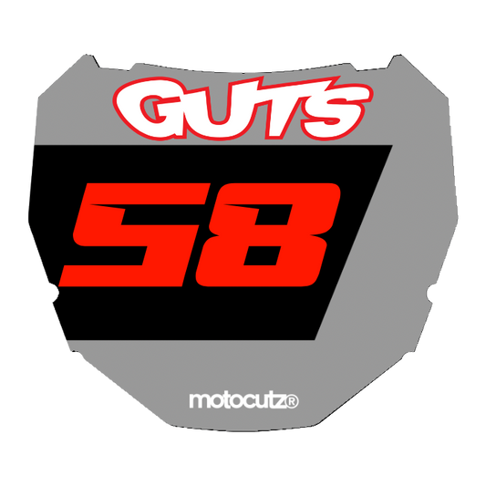 CUSTOM ODI NUMBER PLATE DECAL
