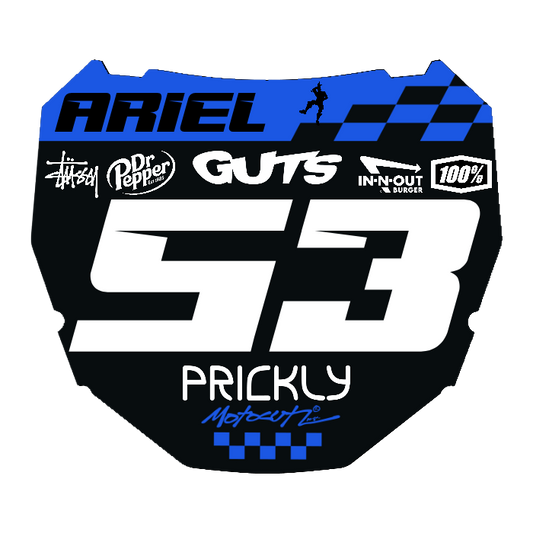 CUSTOM ODI NUMBER PLATE DECAL